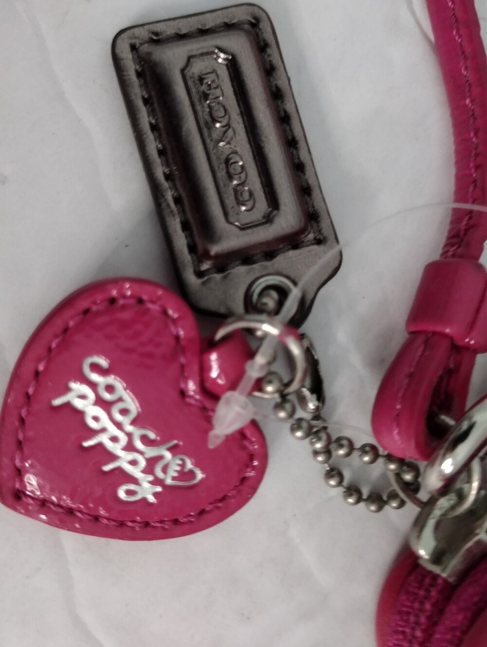 Vintage Y2K Coach Peyton Poppy Dream C Case Wristlet Pink Purple Monogram Rare - Picture 6 of 8